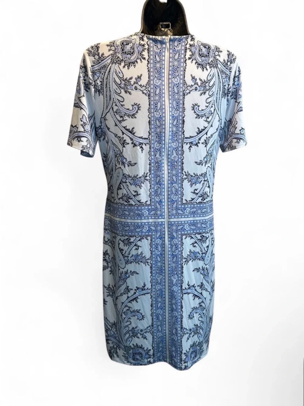 Michael kors Blue Paisley Short Sleeve Dress